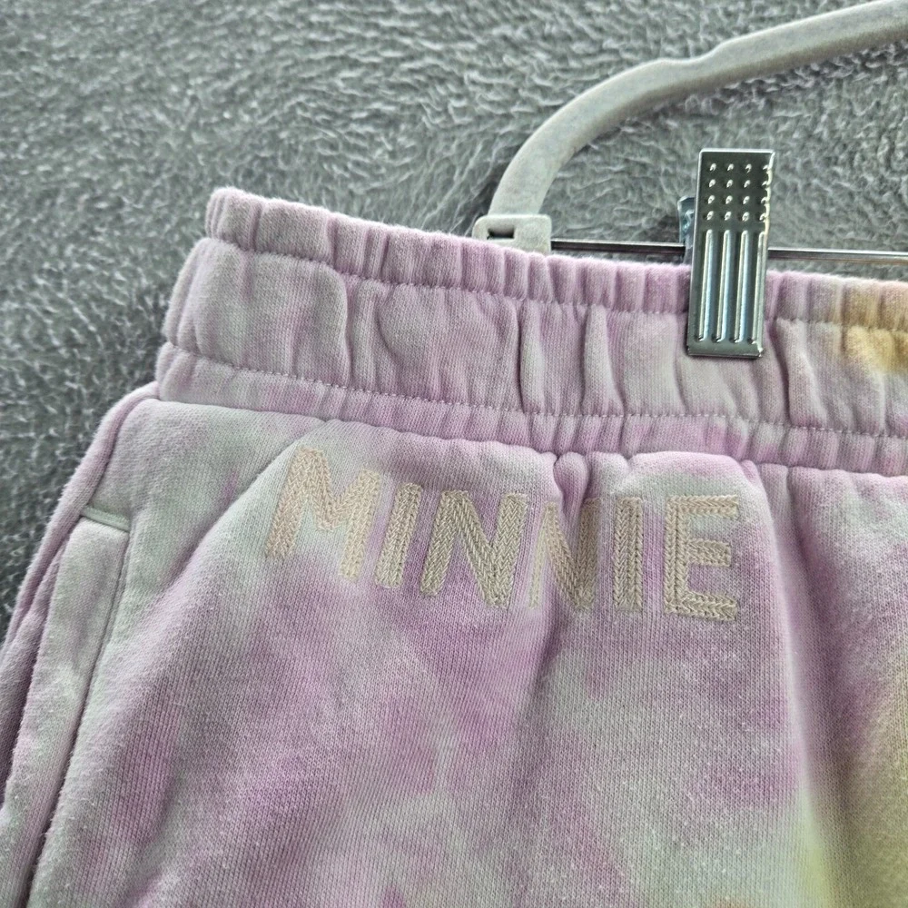 Disneyland Resort Women Activewear‎ Pants 2X Orange Tie Dye Jogger Minnie Mouse